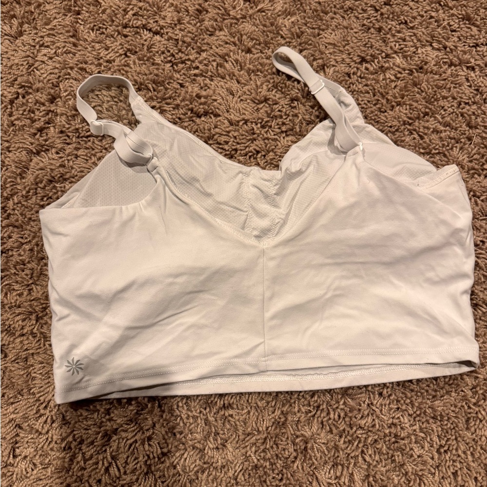 Athleta White Crop Top